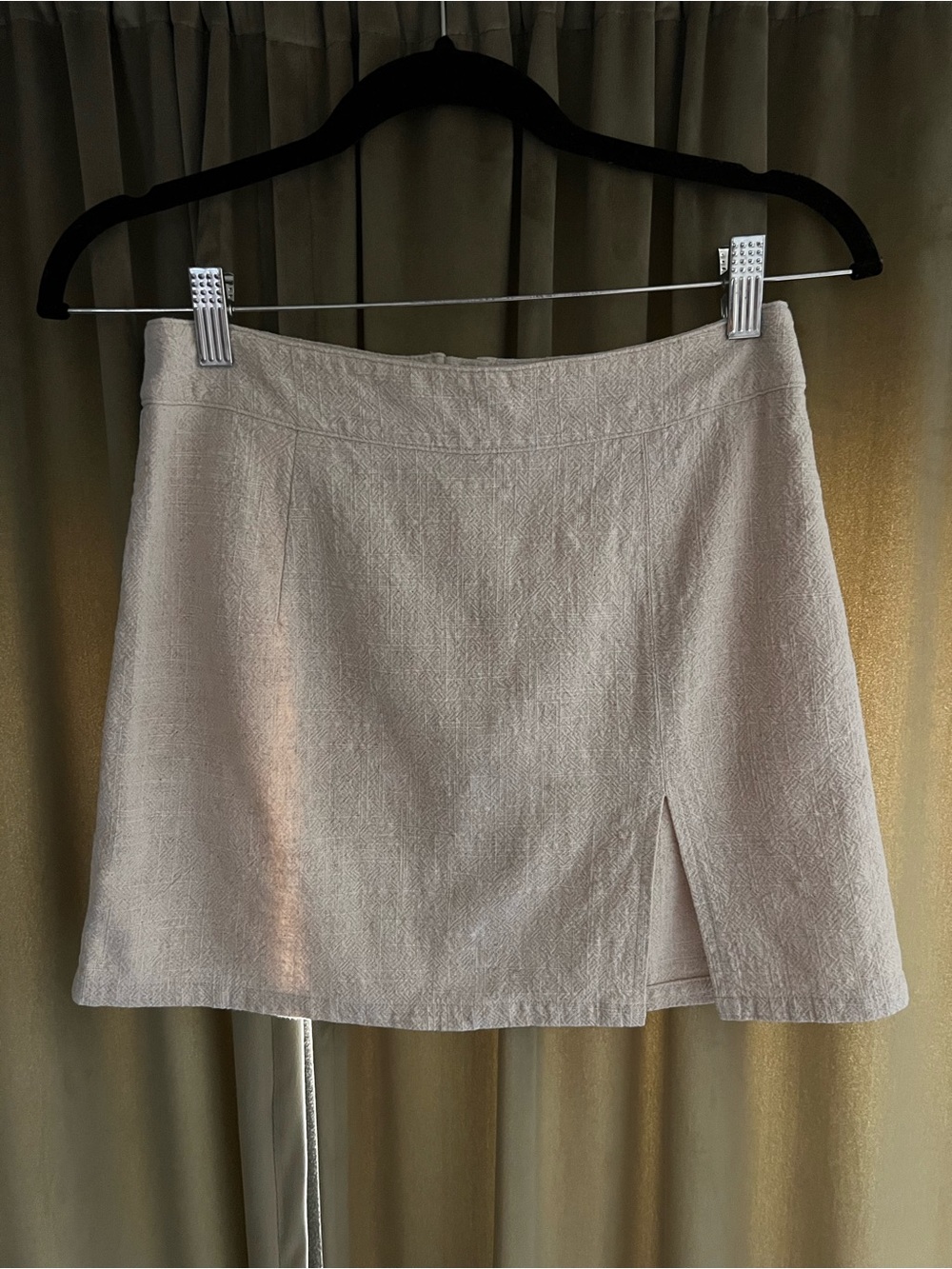 Lioness Princess Polly Lola Mini Skirt - Small, Oatmeal, New Without Tags